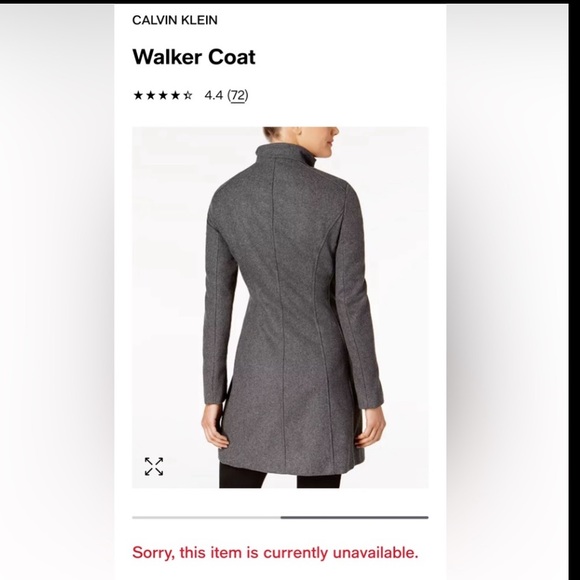 Calvin Klein Wool Coat - Picture 7 of 12